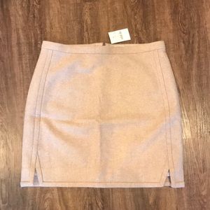 J. Crew wool beige skirt